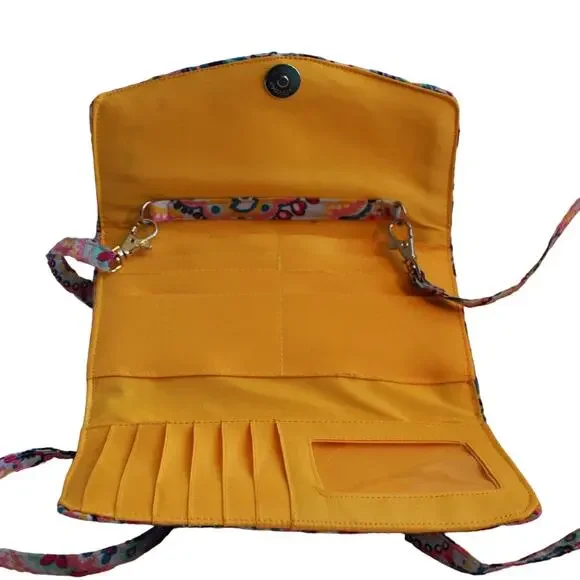 Handmade Fabric Crossbody Wallet - Picture 4 of 6